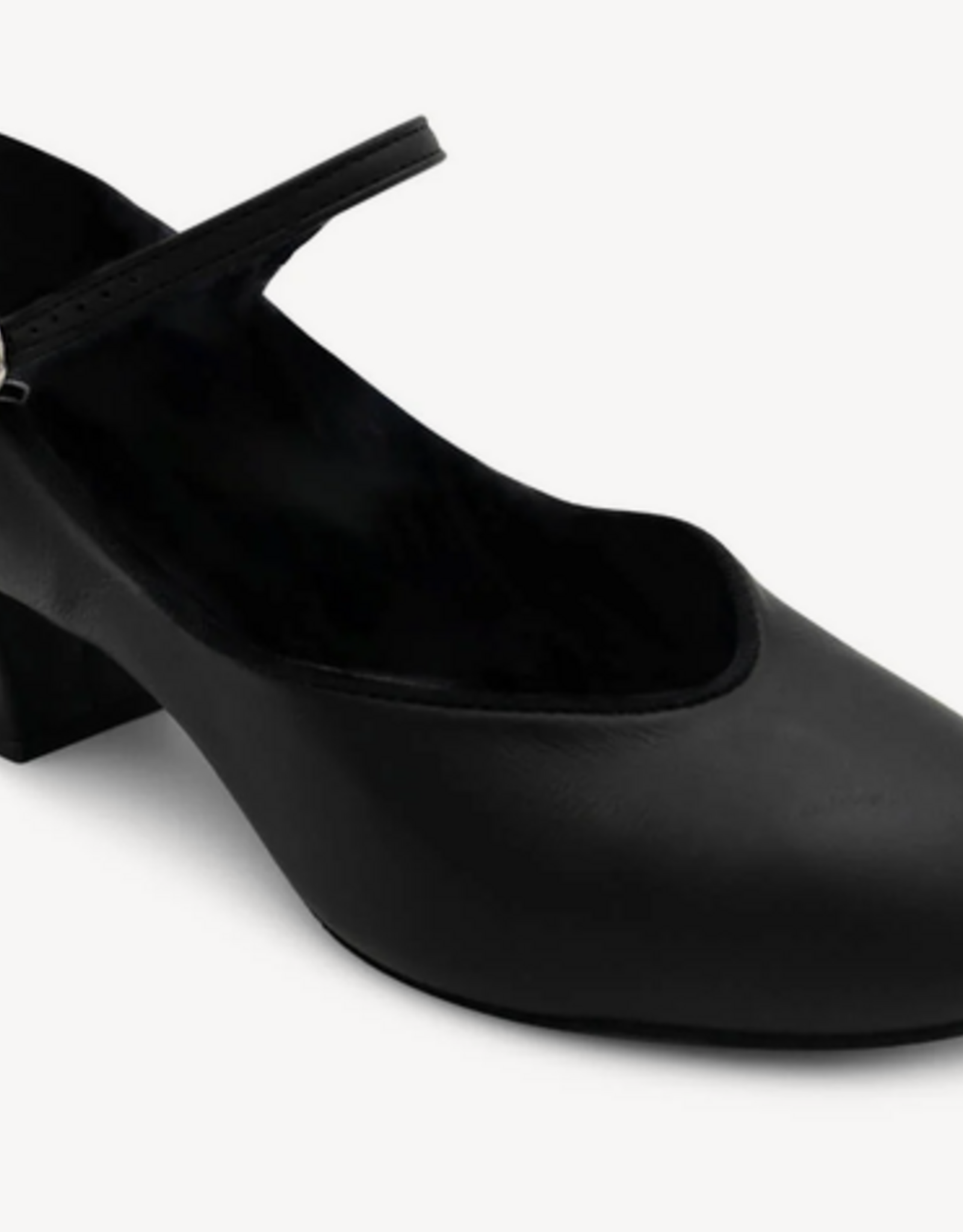 CAPEZIO SUEDE SOLE JR. FOOTLIGHT CHARACTER SHOE BLACK (459)