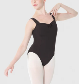 MONDOR MATRIX WIDE STRAP LEOTARD BLACK  (3505C)