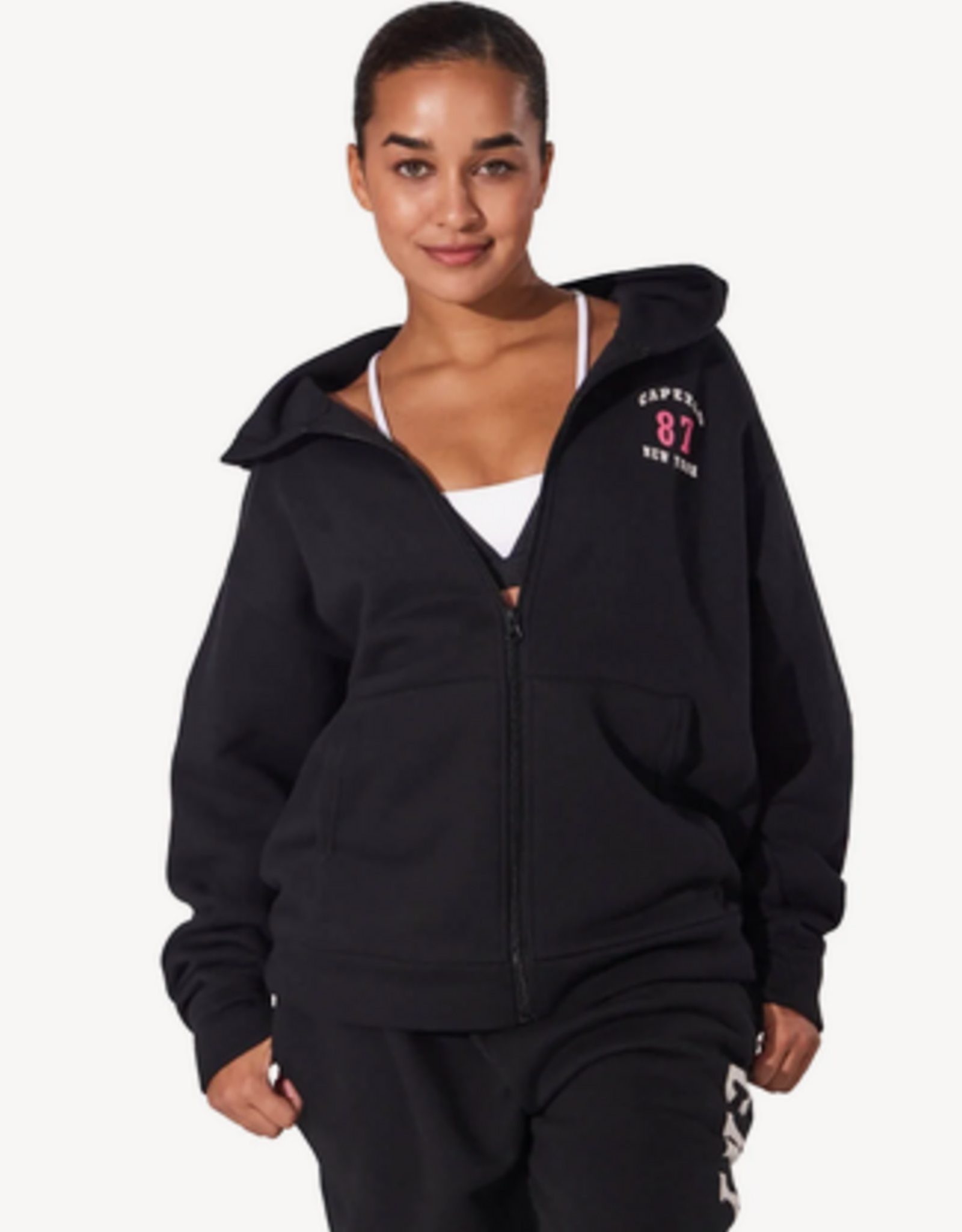 CAPEZIO STRIDE ZIP UP HOODIE ADULT (F13070W)