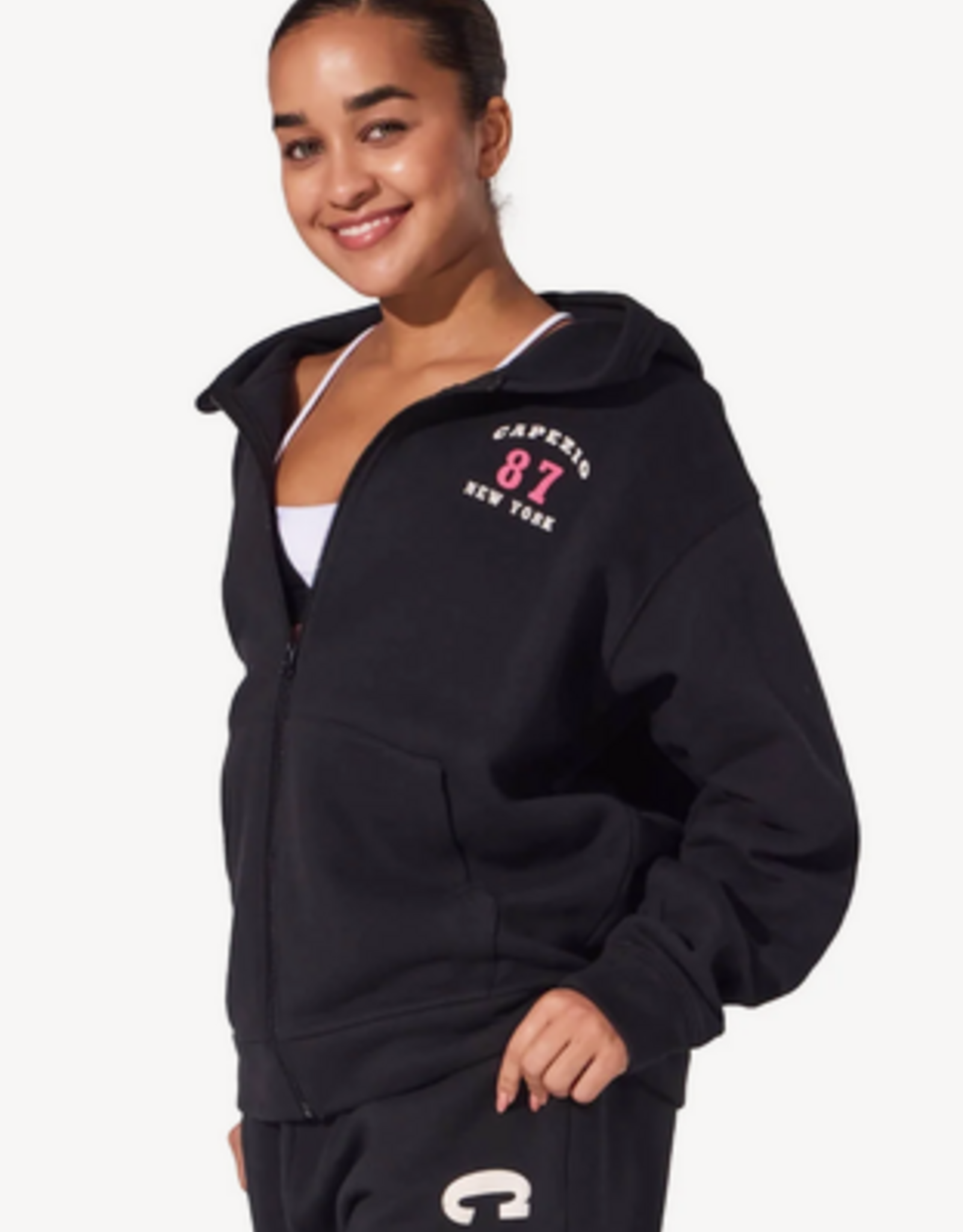 CAPEZIO STRIDE ZIP UP HOODIE ADULT (F13070W)