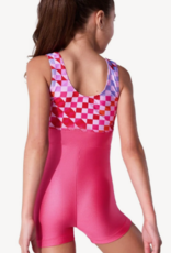 CAPEZIO CHECKBOARD BIKETARD (F12656C)