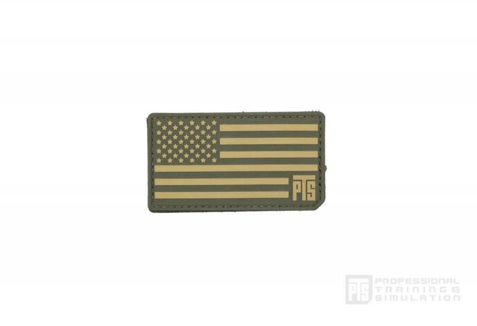 PTS Flag Patch PVC