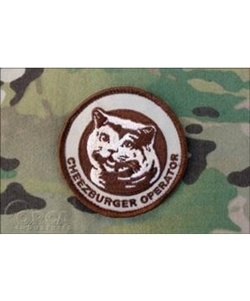 Orca Industries Orca Industries Cheezburger Operator Patch, Desert