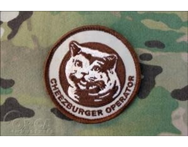 Orca Industries Orca Industries Cheezburger Operator Patch, Desert
