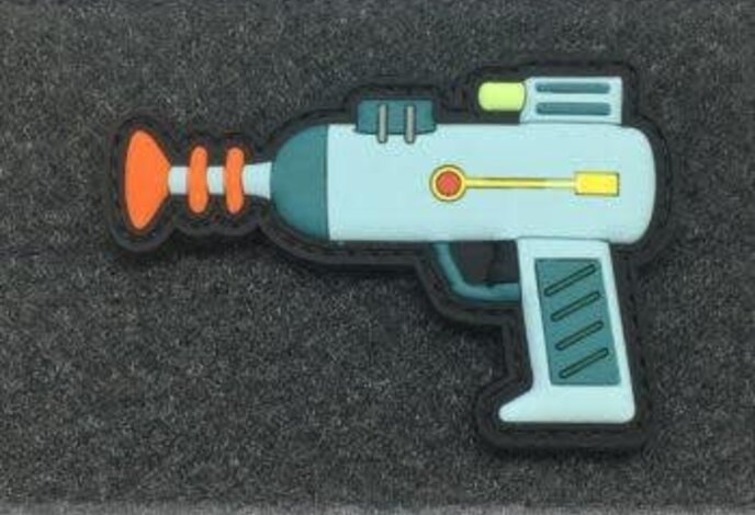 Tactical Outfitters Rick's Laser Gun 3D PVC Patch  (Rick and Morty)
