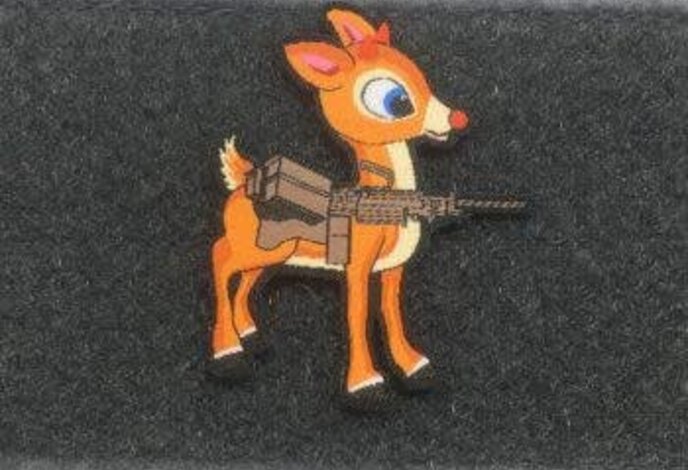 Tactical Outfitters Rudolph Christmas Morale Patch