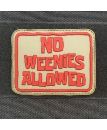 Tactical Outfitters Tactical Outfitters No Weenies Allowed PVC Morale Patch