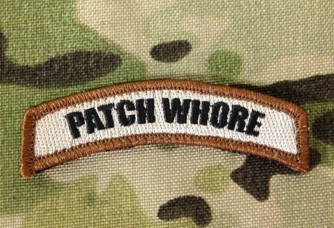 Tactical Outfitters Patch Whore Morale Patch Tab