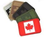 Canadian Flag PVC Patch