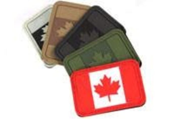 Canadian Flag PVC Patch