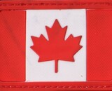 Canadian Flag PVC Patch