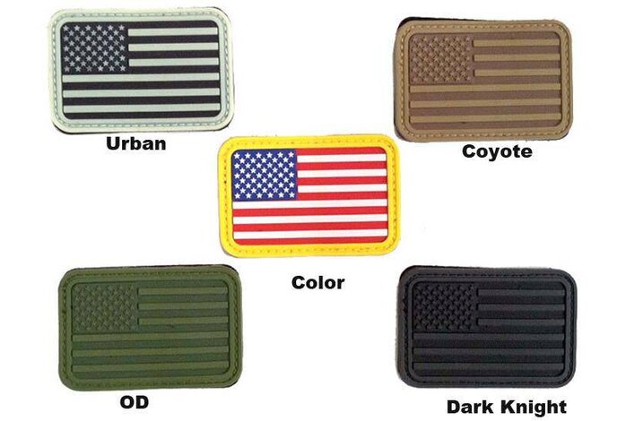 USA PVC Flag Patch