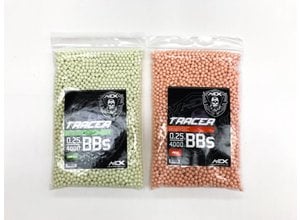 Airsoft Extreme AEX 0.25g 4000ct 6mm Airsoft Tracer BBs