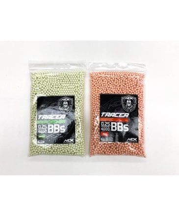 Airsoft Extreme AEX 0.25g 4000ct 6mm Airsoft Tracer BBs