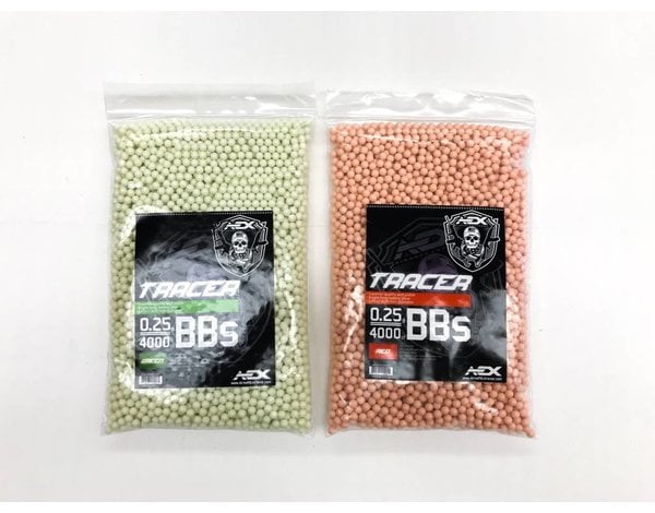 Airsoft Extreme AEX 0.25g 4000ct 6mm Airsoft Tracer BBs