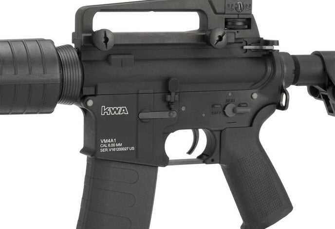 KWA VM4A1 AEG 2.5 (adjustable FPS; modular upper; cutoff) Black