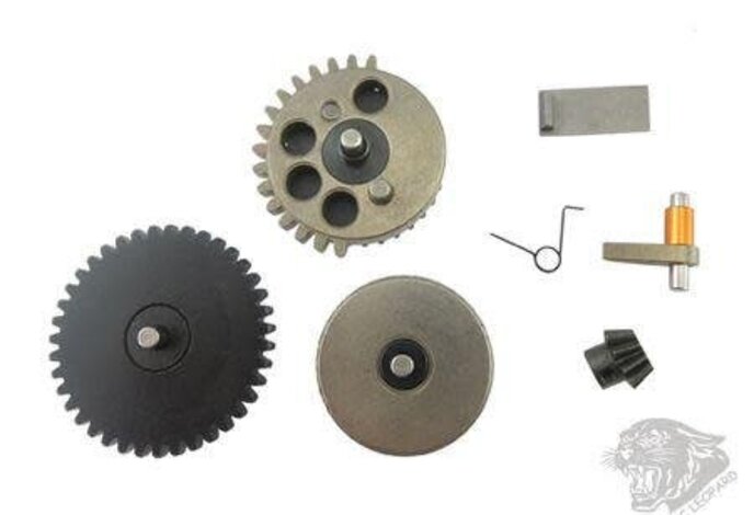 ZCI CNC Steel 3mm Shaft Gear Set 18:1 Standard Torque with Latch & Pinion