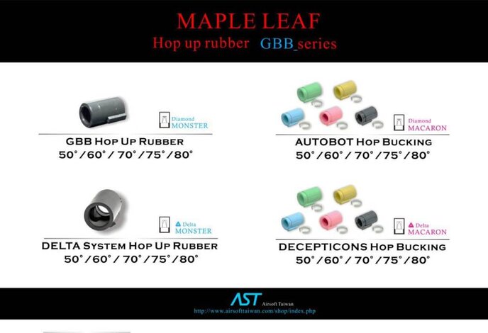 Maple Leaf Decepticons Hopup Bucking for GBB / VSR