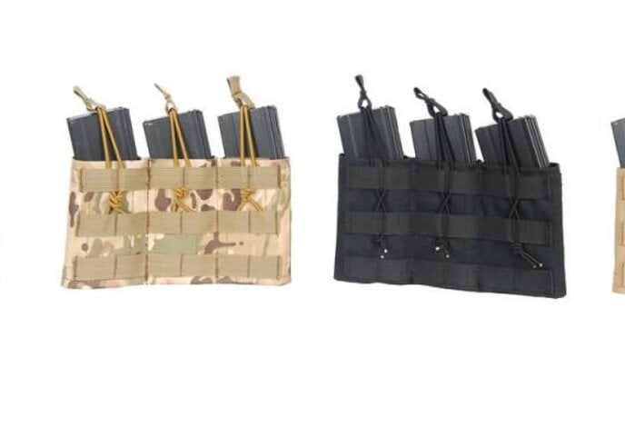 Lancer Tactical Triple Magazine Pouch w/ Variable Depth Adjustment