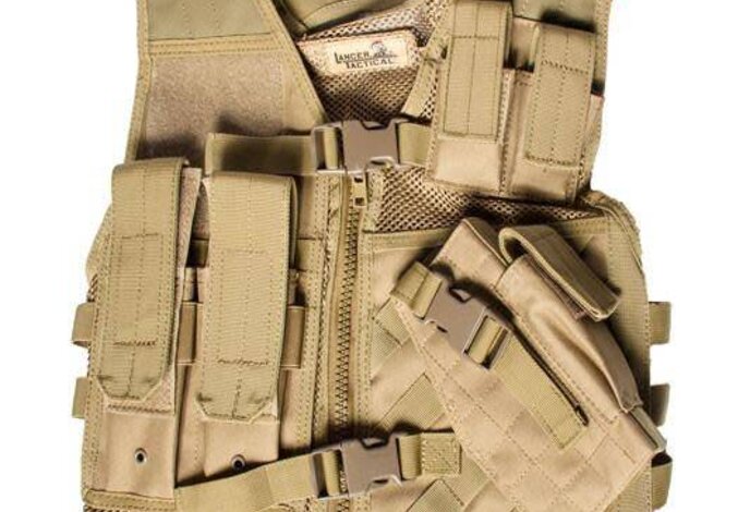 Lancer Tactical Cross Draw Vest Small