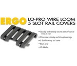 Ergo Ergo Low Profile Picatinny Rail Covers, Black