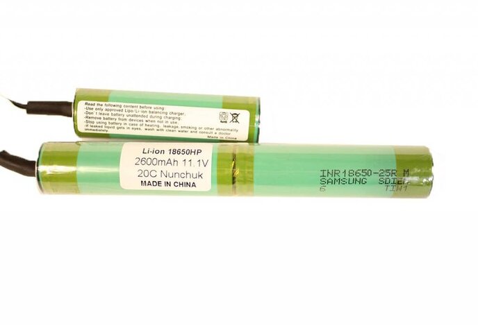 iPower 11.1v 2600mAh 2x Nunchuck Li-Ion Battery Tamiya