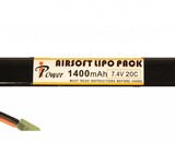 iPower 7.4v 1400mAh 20C AK Stick LiPo Battery Tamiya