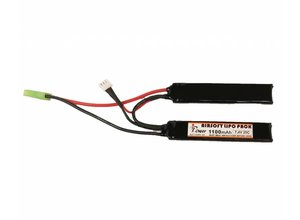 Batterie Airsoft 2 sticks lipo 2s 7.4v 1300mah 25c t-dean