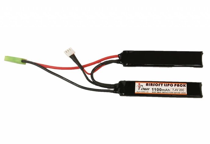 iPower 7.4v 1100mah 20c Lithium Polymer Nunchuck Battery