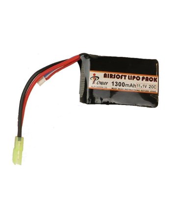 iPower iPower 11.1v 1300mAh 20C PEQ LiPo Battery Tamiya