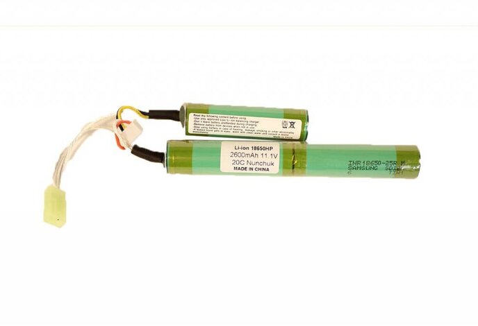 iPower 11.1v 2600mAh 2x Nunchuck Li-Ion Battery Tamiya