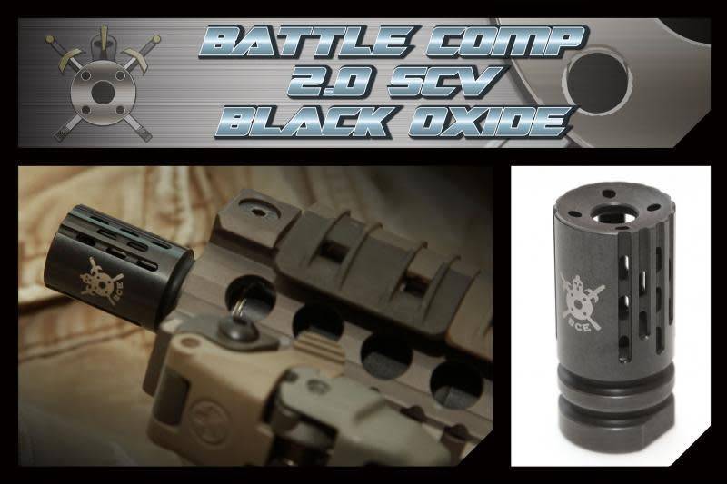 Battlecomp 2.0 Muzzle Device | PTS Replica | Airsoft Extreme