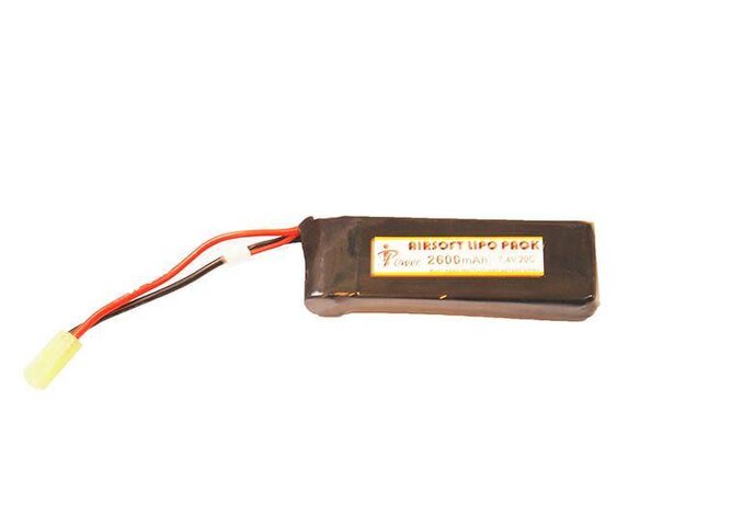 iPower 7.4v 2600mAh 20C Mini LiPo Battery Tamiya