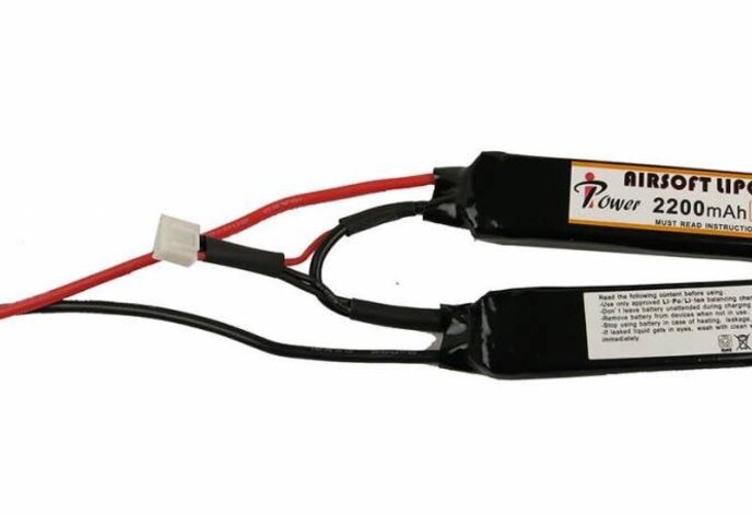 iPower 7.4v 2200mAh 20C 2X Nunchuck LiPo Battery Tamiya