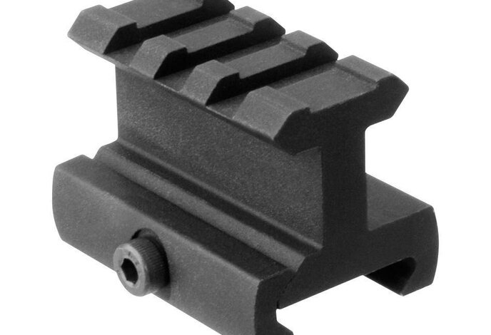 Aimsports 1.0" High, 1.6" Long Riser Mount, High Profile