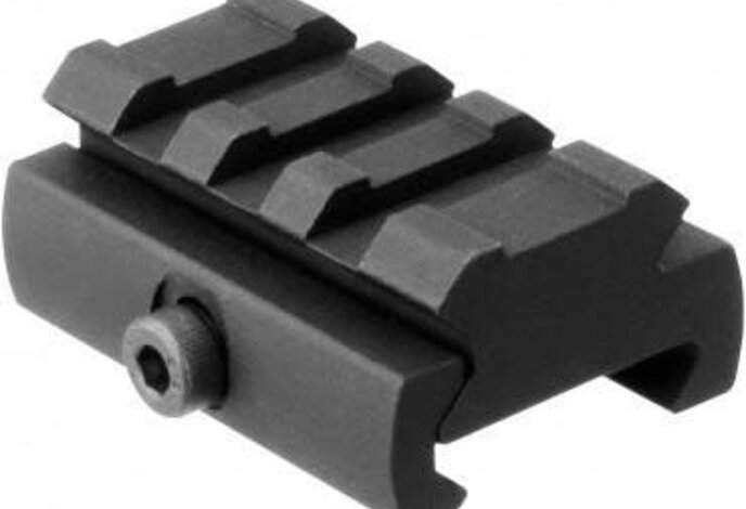 Aimsports 0.5" High, 1.6" Riser Mount, Low Profile