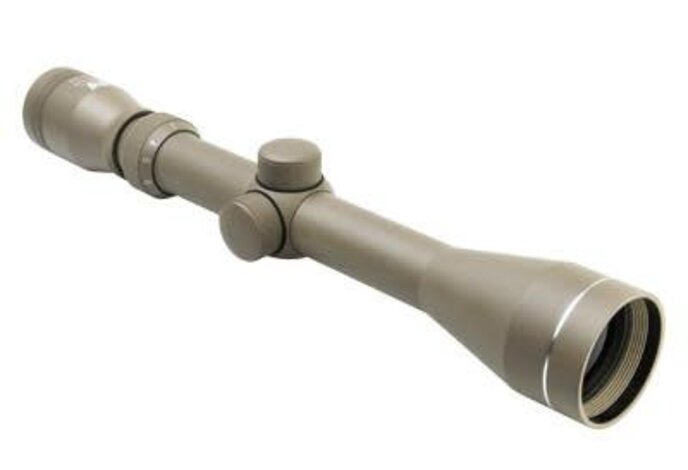 NC Star 3-9x40 Blue Lens P4 Full Size Scope with Weaver Rings Tan