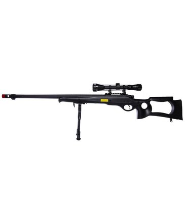 Well WELL MB10 VSR10 Spring Rifle w/ Fixed Stock and Fluted Barrel