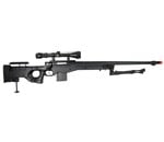 Well WELL MB4403 L96 Bolt Action Spring Sniper Rifle with Fluted Barrel and Folding Stock