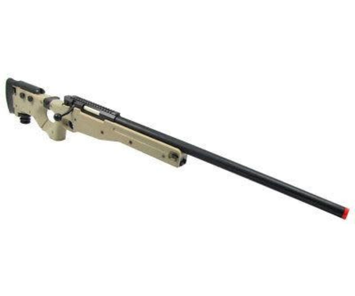 WELL MB4403 L96 Bolt Action Spring Sniper Rifle with Fluted Barrel