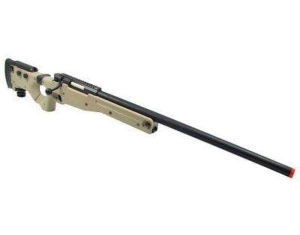 Well WELL MB4403 L96 Bolt Action Spring Sniper Rifle with Fluted Barrel and Folding Stock