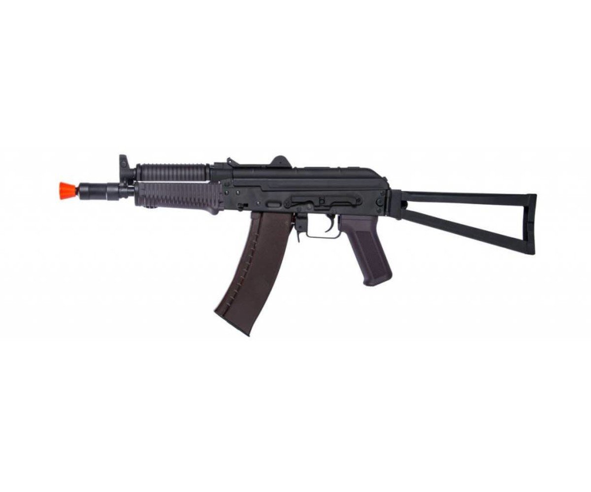 AK : Fusil airsoft AKS-74UN - full metal, RIS, crosse LMT (CM.040H) 