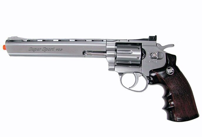 Win Gun Full Metal CO2 6 Shot Revolver 8"