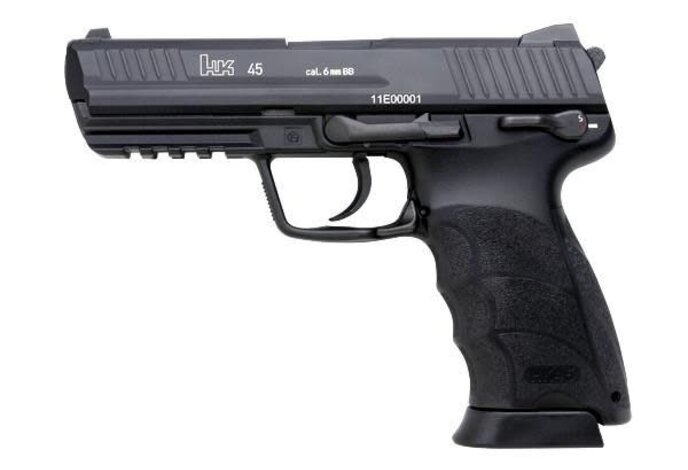Umarex Elite Force H&K HK45 Gas Blowback Pistol Black by KWA