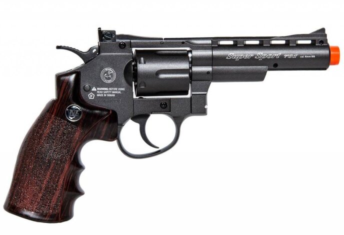 Win Gun Full Metal CO2 6 Shot Revolver 4"
