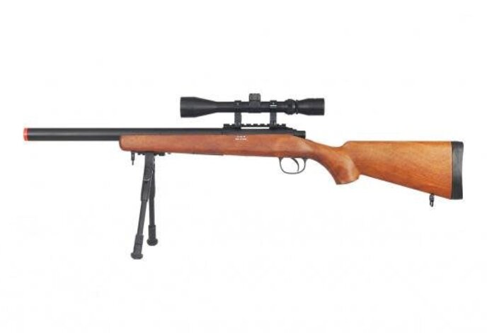 WELL MB02 VSR-10 Short Barrel Bolt Action Spring Sniper Rifle