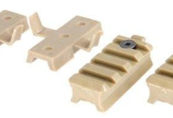 Lancer Tactical Helmet Rail Mount Set