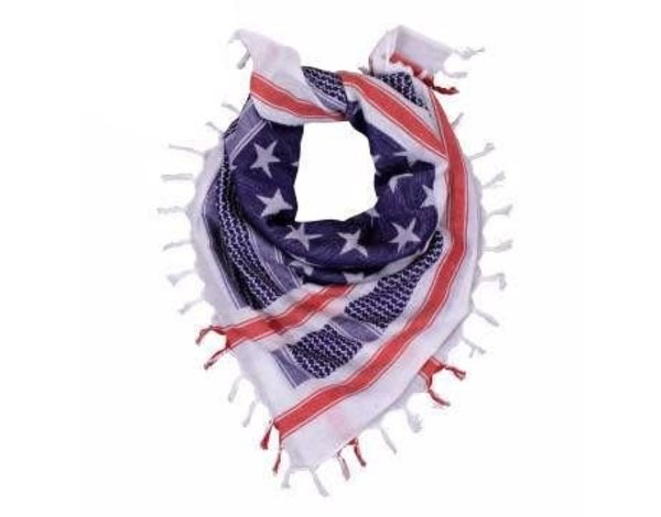 Rothco Rothco Heavyweight Stars and Stripes US Flag Shemagh Tactical Desert Keffiyeh Scarf US FLAG