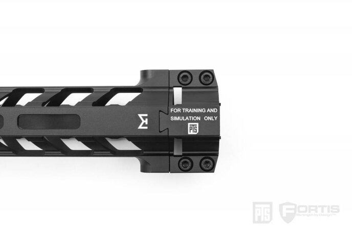 PTS Fortis REV II Free Float Rail Black