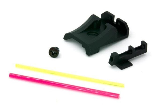 AIP alumimun fiber front and fixed rear fiber optic sight for Tokyo Marui 4.3 Hi Capa